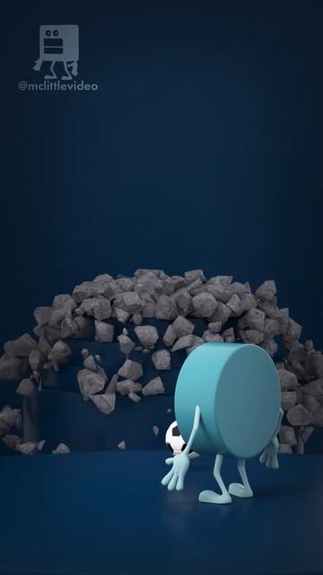 uzu7_OvrdsY - COCOBUT BREAKS THE SCULPTURE  #shorts #c4d