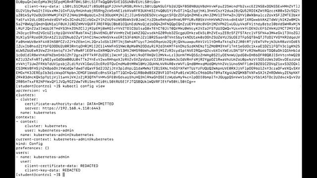015 3.4 Understanding kubectl Client Configuration