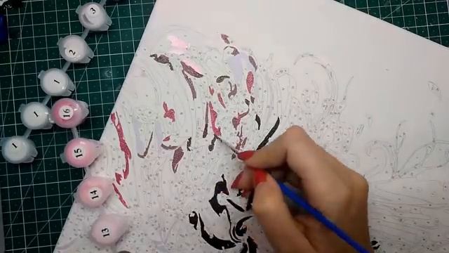 Розовая картина часть 1. PaintingsNum