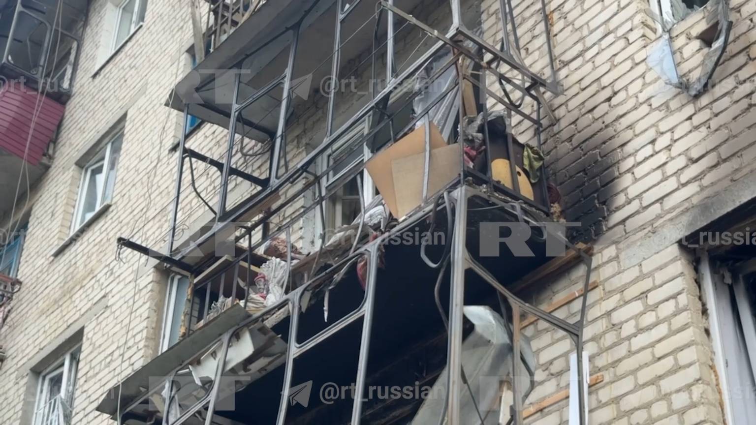 14 человек пострадали при атаке ВСУ по Рыльску в Курской области