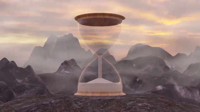 Clock sunset в 3D