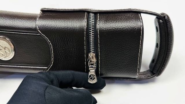 Тубус «Элегант» из коричневой гладкой кожи