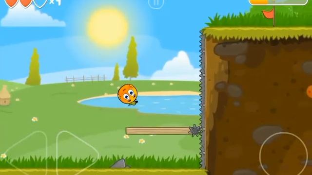 прохождение 1- 9 уровней в red boll 4