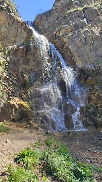 Водопад "Мужские слезы"🏞️ Кабардино-Балкарская республика #природа #nature #горы #водопад #отпуск