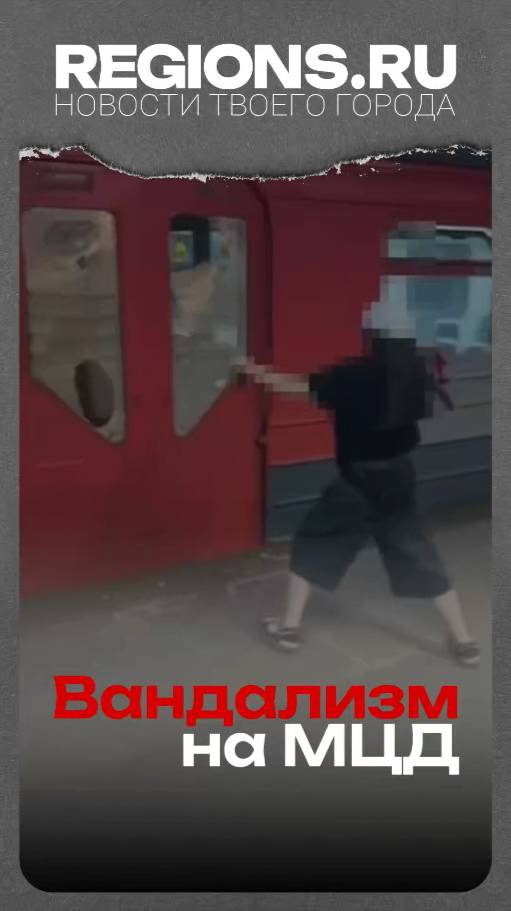 Вандализм на МЦД