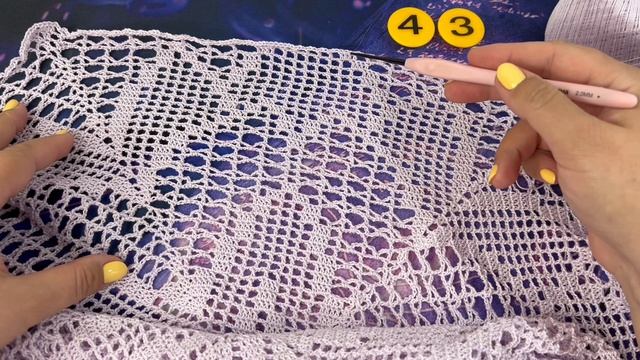 43 ряд салфетки «Цветочная»