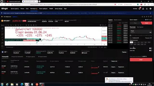 Криптовалюту торгуем на ДЕМО. Акции и фьючерсы РФ на Р?