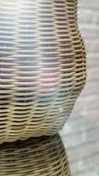 Кашпо корзинка из ротанга