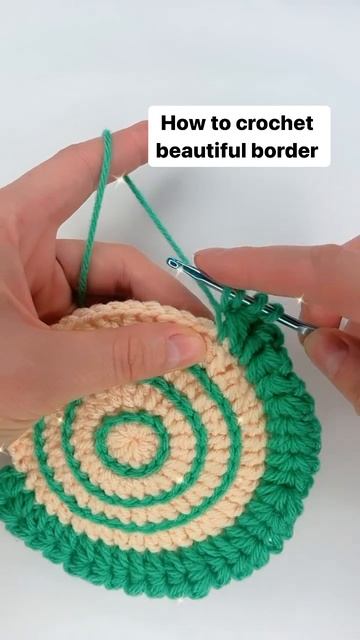 Красивый край крючком