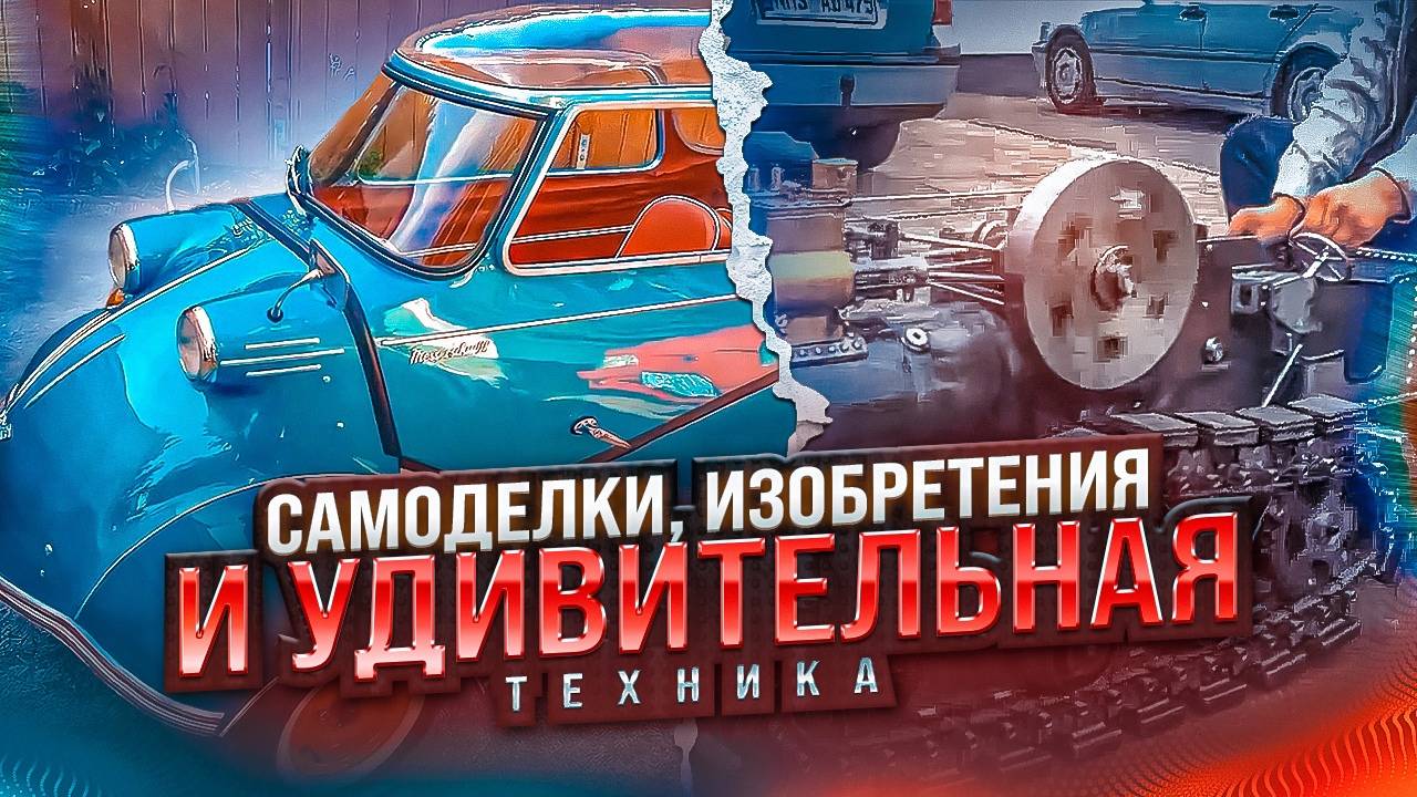 НЕОБЫЧНЫЕ МАШИНЫ, РЕДКИЕ МЕХАНИЗМЫ И УДИВИТЕЛЬНАЯ ТЕХНИКА И ТЕХНОЛОГИИ ✦ 99 ✦ Lucky Tech