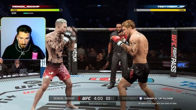 ЛОВЛЮ ГОЛОВОЙ ВСЕ УДАРЫ НОГАМИ! ~ EA Sports UFC 5 (Прохождение