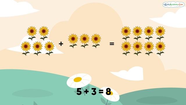 Learn Addition 1-10 _ Easy Math for Children. Kids Academy