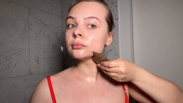 МАССАЖ ЛИЦА ГУАША | УБИРАЮ 2 ПОДБОРОДОК И БОРЮСЬ С НАВИ?