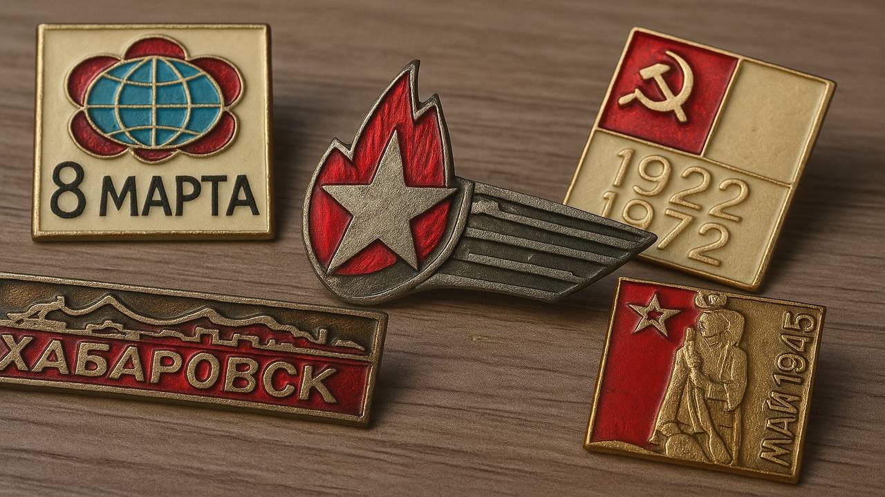 ОБЗОР ЗНАЧКОВ СССР