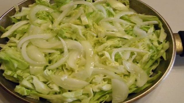 Пирог с капустой ленивый