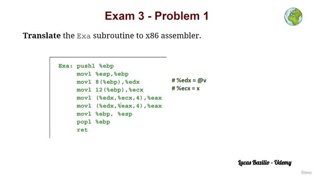 9.5. Exam 3 - Problem 1