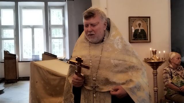 31.05.2025
Проповедь о. Валентина после Молебна святому Уару о некрещеных усопших