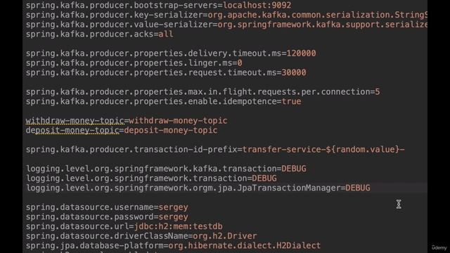 005 Enable logging for Kafka and Jpa Transaction Managers