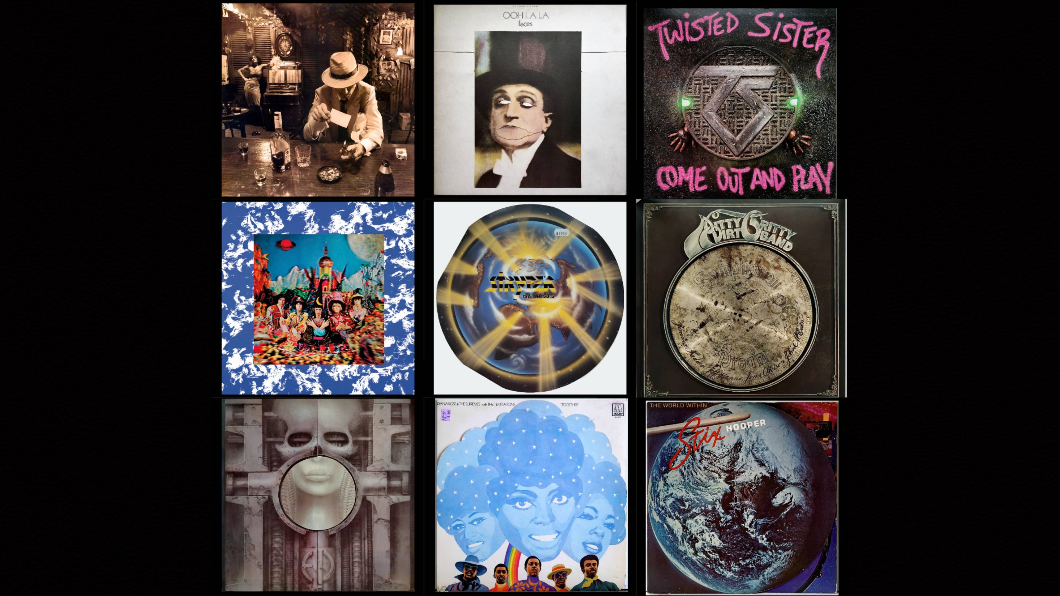 Led zeppelin , Faces , Twisted Sister, Rolling Stones , ELP (Креативные обложки, сборник) Видео №50