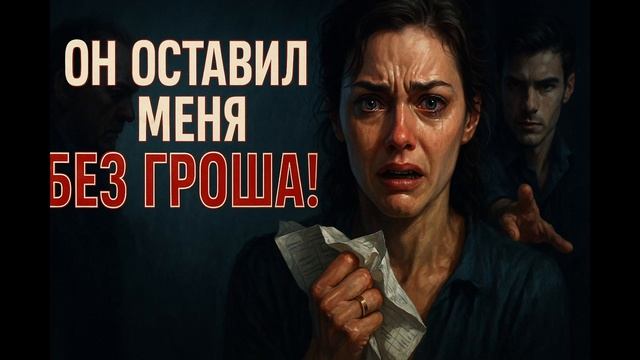😱💔ОН ОСТАВИЛ МЕНЯ БЕЗ ГРОША: Муж-предатель, сын-отступник и... внебрачный сын😱💔