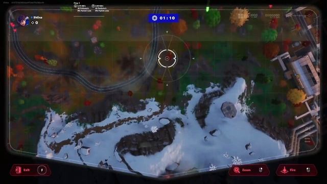 геймплей нового космического корабля Fortnite