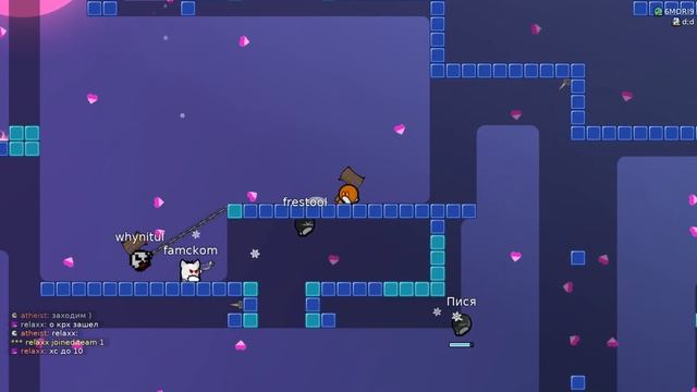 Играю 3 на 1. Обвинили в читах | #Teeworlds | #DDNet | #CopyLoveBox2s