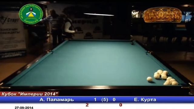 А. Паламарь - vs. - Е. Курта Кубок Империи 2014