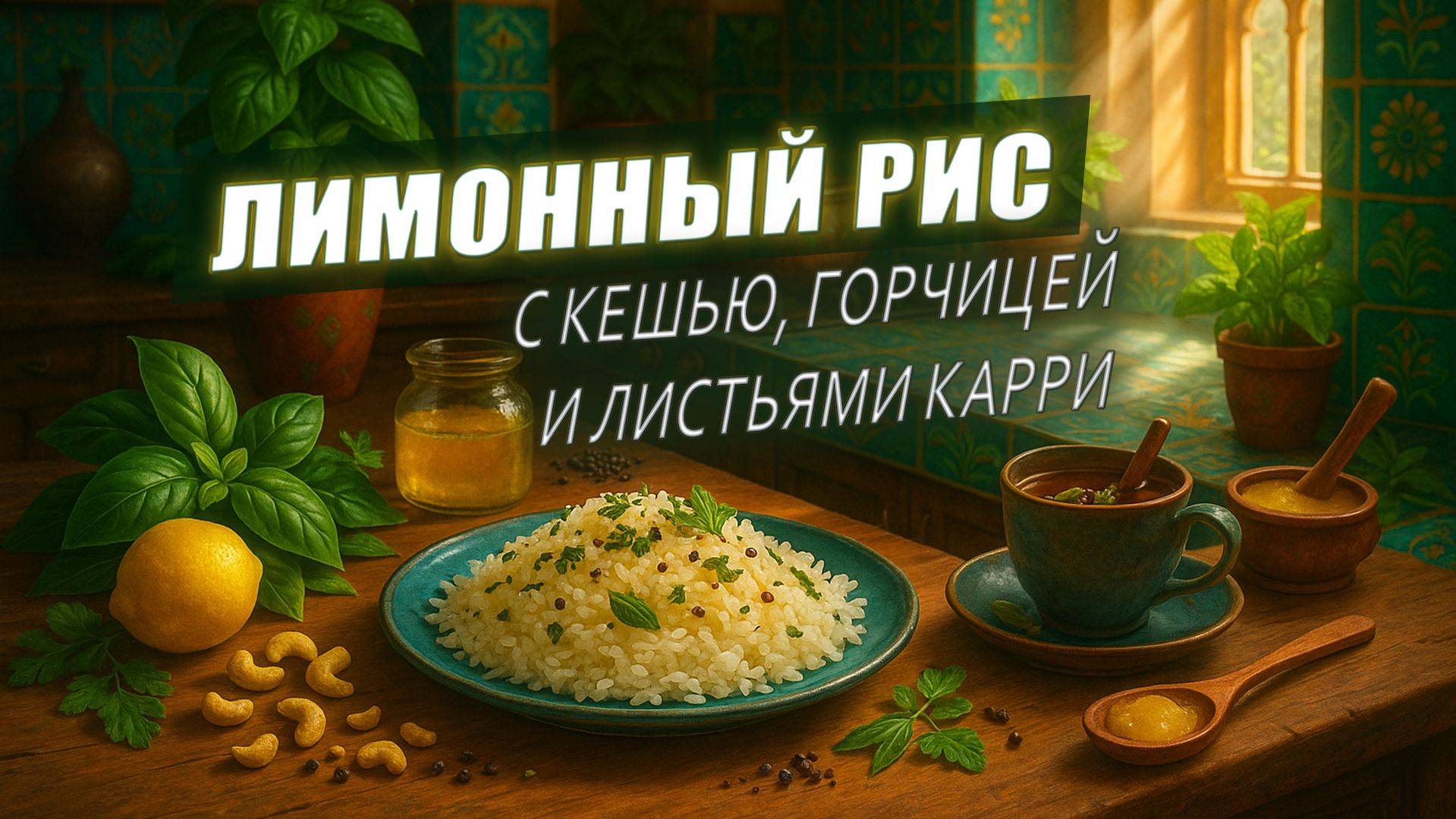 Лимонный рис с кешью — рецепт для летнего баланса