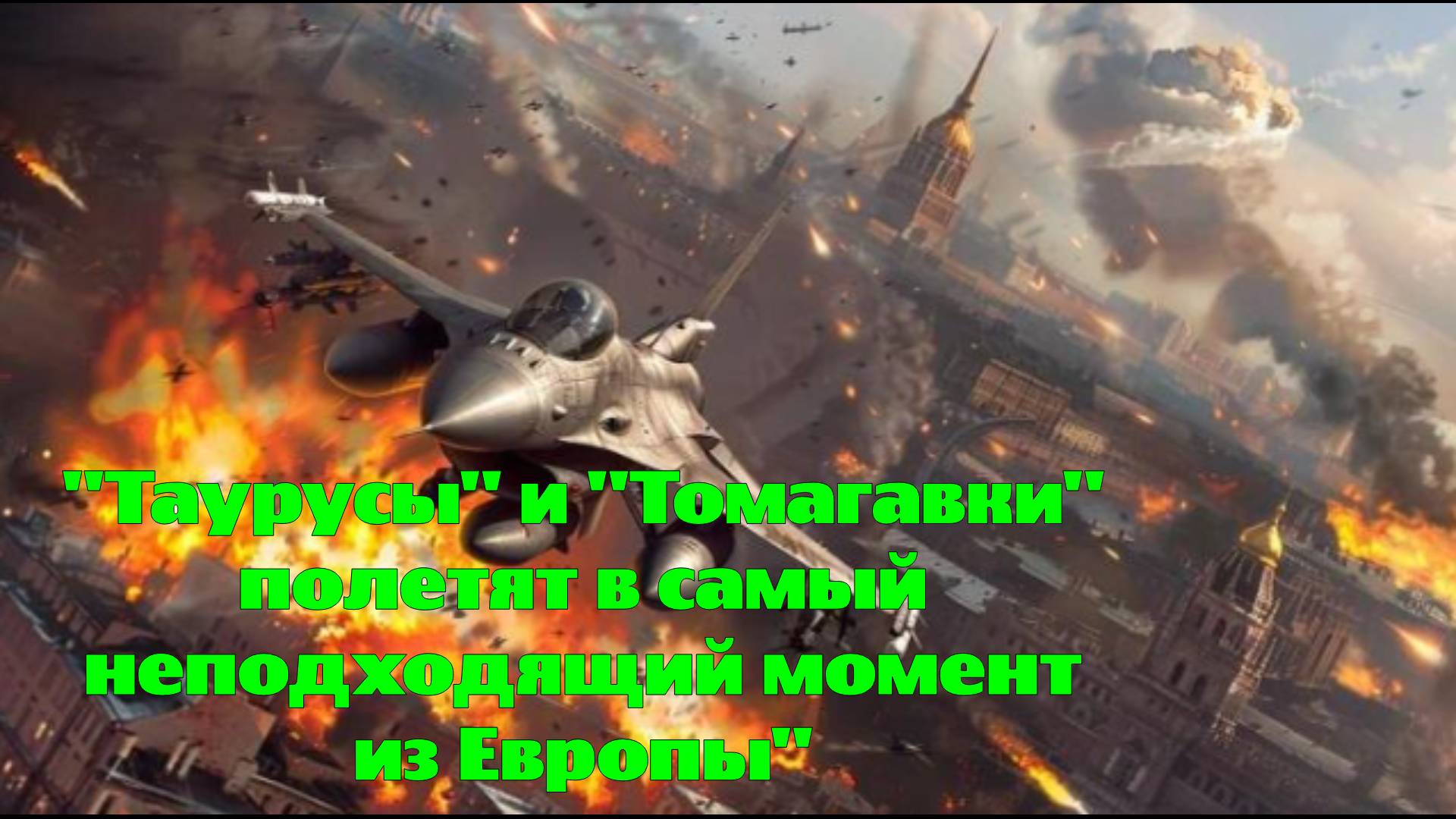 "Таурусы" и "Томагавки" полетят в самый неподходящий момент из Европы"