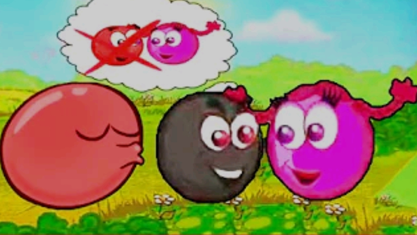 КРАСНЫЙ НЕСНОСНЫЙ ШАРИК,  red ball3, red ball4 , МУЛЬТИКИ ДЛЯ ДЕТЕЙ,  КРАСНЫЙ КОЛОБОК.