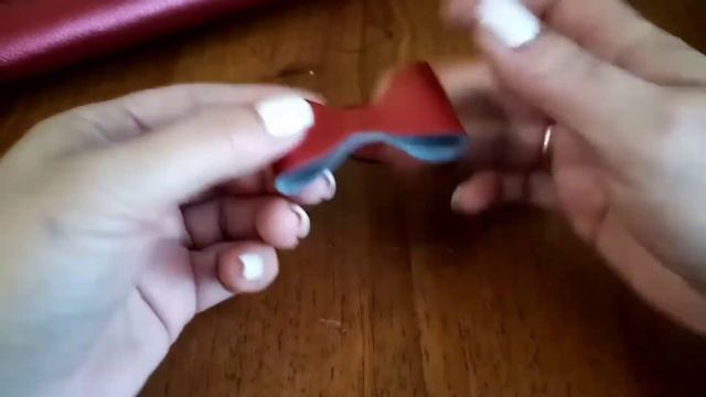 🎀Классические бантики из искусственной кожи за 5 минут👌