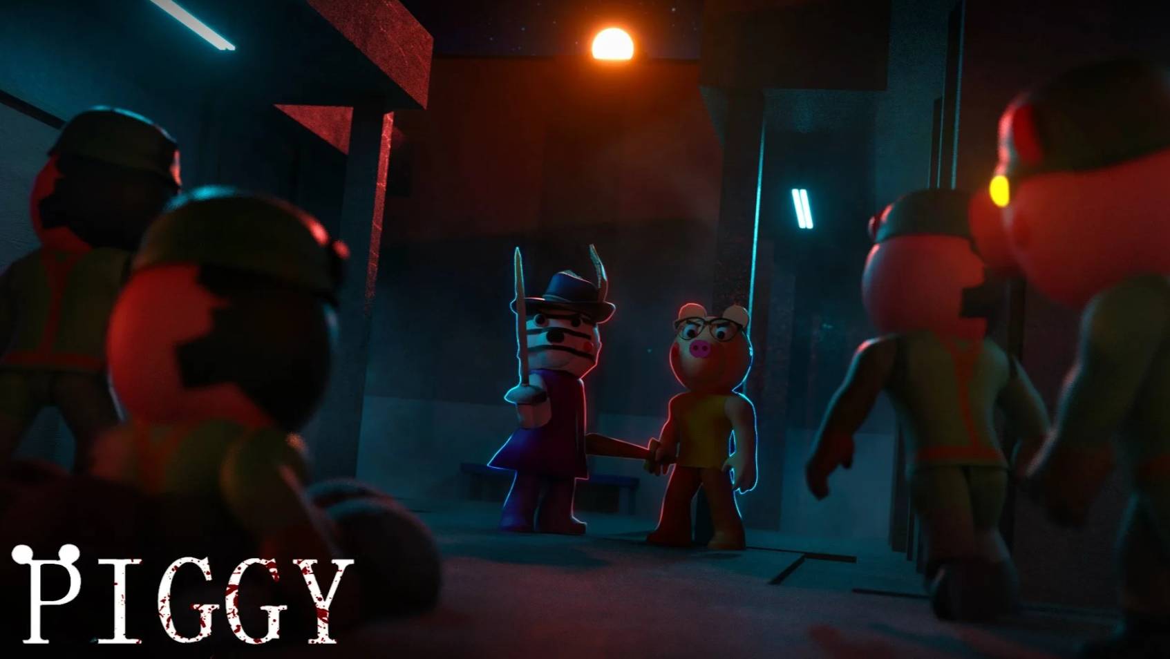 Играем в пиги Roblox.