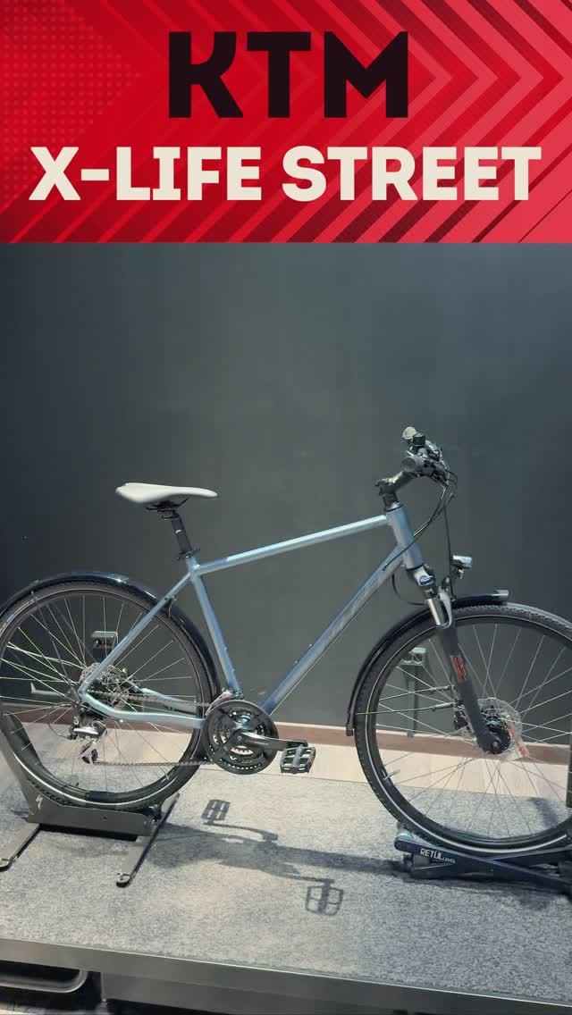 Городской велосипед KTM X-Life Street | Комфортный ситибайк с динамо втулкой весом 13,5 кг