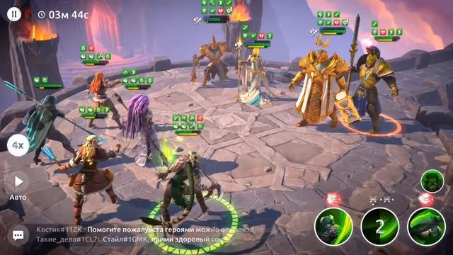 Age of magic варвары, Аза vs Артус, золотые, Ройнар