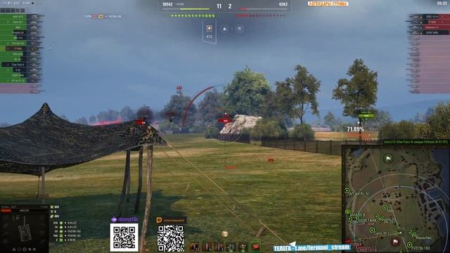 [Fermani wot] ** СЕРИЯ - ПЕРВУЮ ВЗЯЛ ИДУ КО ВТОРОЙ 3 ОТМЕТКИ НА T110E4 СЕРИЯ #4