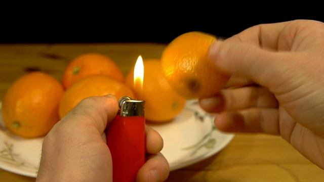 How to Make A Micro Flamethrower From An Orange