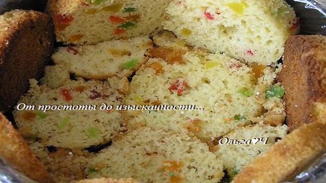 Торт из пасхальных кексов