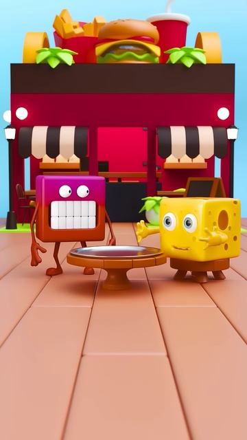 crrwKKoZxLI - Fast Food Fiasco. Collab with @EspectrogramaAnimations  🍔😈 #Shorts