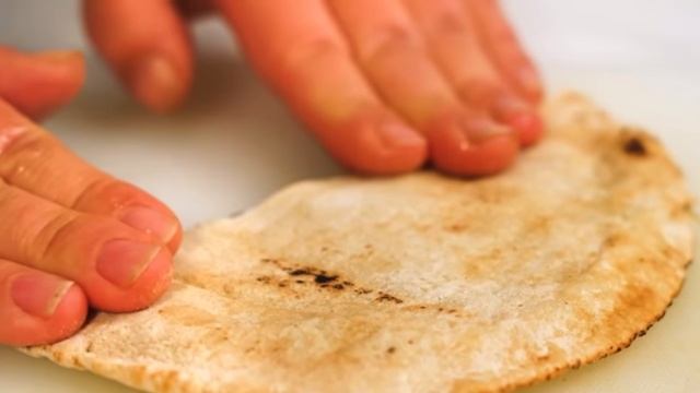 VkusniyDen жареные лепешки пита фаршированные с фаршем!