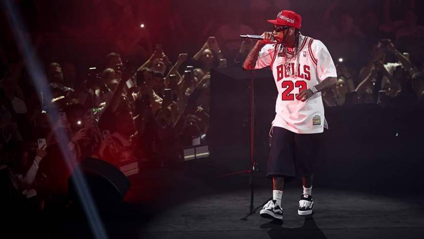 Американский рэпер Tyga выступил с концертом в Москве