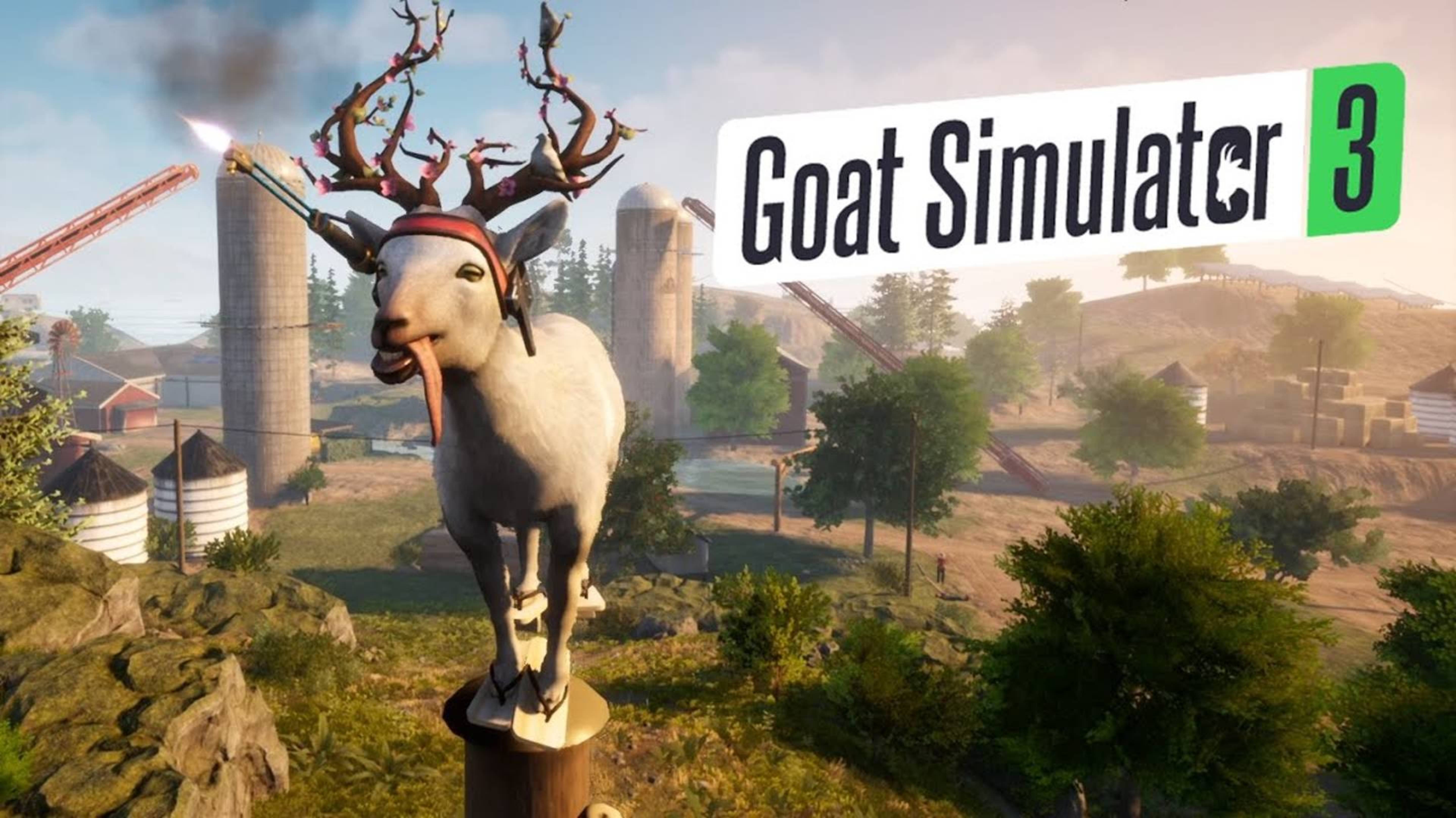 СТРИМ ИГРЫ Goat Simulator 3 1 ЧАСТЬ