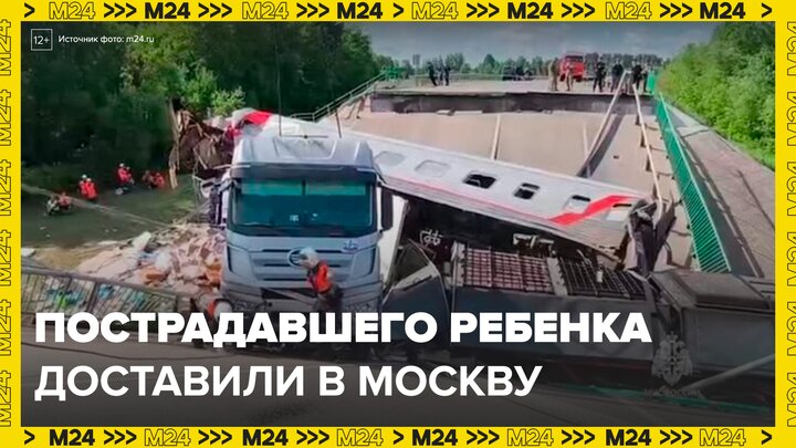 В Москву доставили младенца, пострадавшего при крушении поезда в Брянской области - Москва 24
