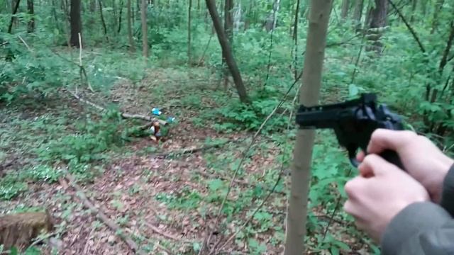 Немного стрельбы Crosman Vigilante ч.1