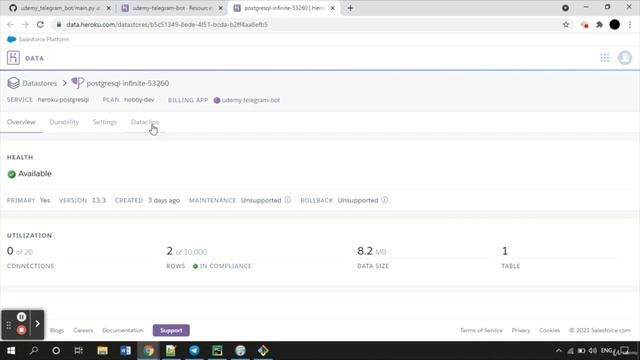 006. Логи Heroku + клипы данных.