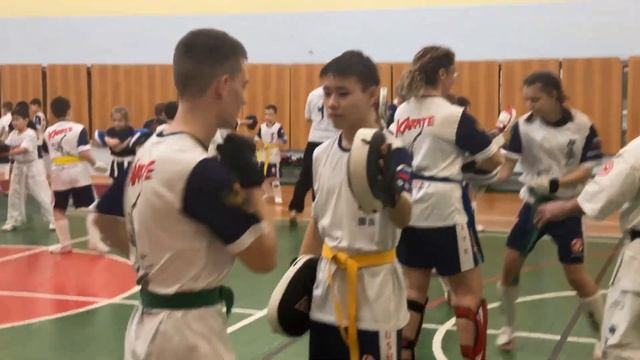 Зачетное контрольное занятие по Кёкусинкай каратэ, фе