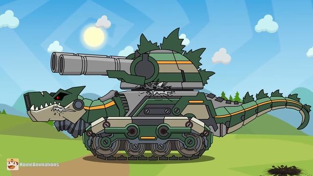 HomeAnimations – Мультики про танки  Крепость танк - Мультики про танки