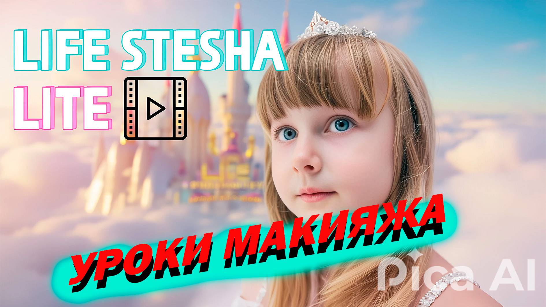 ЛАЙФ СТЕША ЛАЙТ. УРОКИ МАКИЯЖА😂😂😂