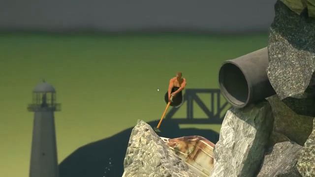 Прохождение Getting Over It with Bennett Foddy#1