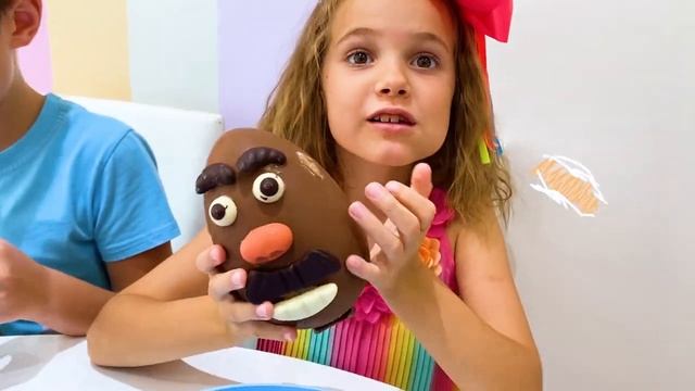MISTER MAX | МИСТЕР МАКС - Челлендж Real VS Chocolate от Макса и Кэти