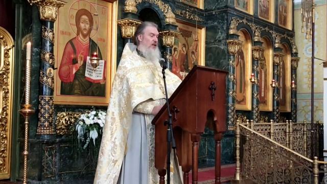 Проповедь прот. Сергия Алексеева 01.06.2025